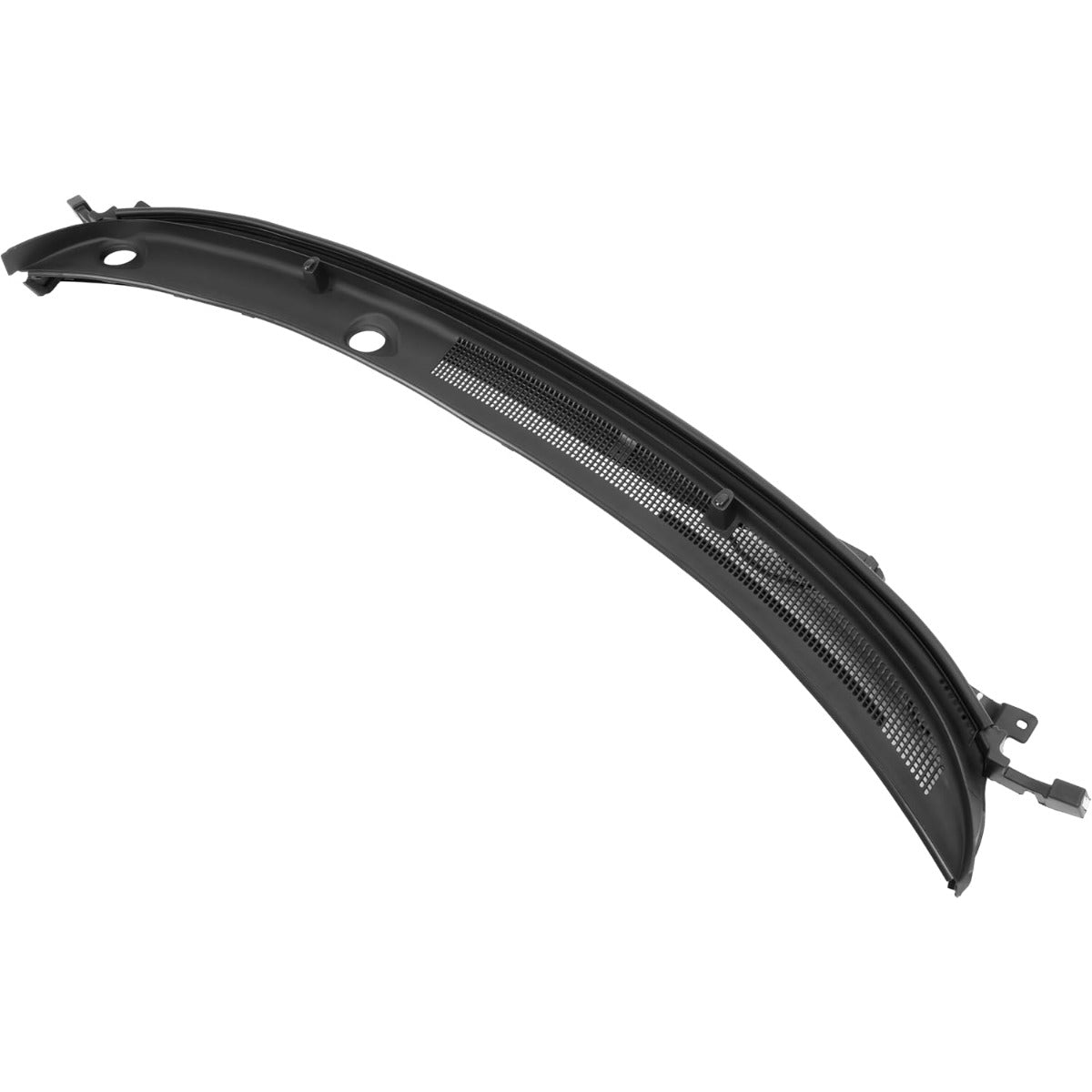 Windshield Wiper Cowl Panel Compatible with 2015-2019 Hyundai Sonata & Sonata Hybrid Replacement for 86150C1000 86150C2000 Air Inlet Window Cowl Vent Molding Grille Unfinished Black Plastic