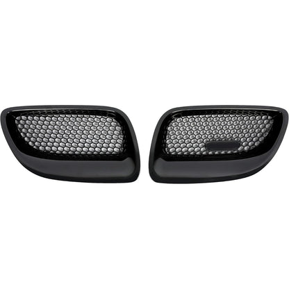 Front Bumper Kidney Grilles Compatible with 2004-2006 Pontiac GTO Base Coupe 2-Door Upper Bumper Kidney Mesh Grills Set Black