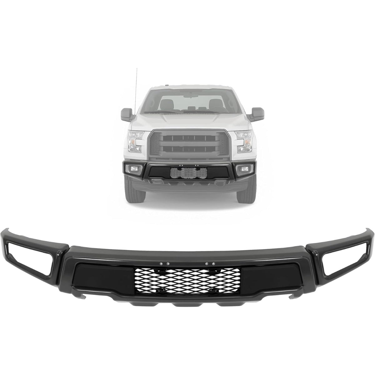 KUAFU Bumper Assembly Compatible with 2015-2017 F150