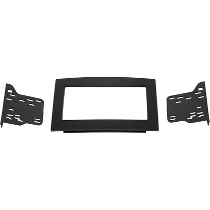 Double Din Dash Kit Compatible with 2006-2010 Dodge Ram 1500 2500 3500 Chassis Cab Crew Cab Pickup Radio Dash Installation Kit w/Wiring Harness Black