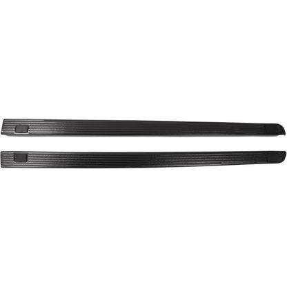ALMULOO 6Ft 3/4' Truck Bed Side Rail Cover Compatible with 2002-2016 Ford F250 F350 F450 F550 Super Duty Plastic Black Textured Rail Caps Protector Molding Replace for 2C3Z99291A40BAA 2C3Z99291A41BAA
