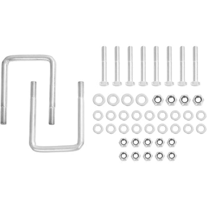 Wutist Heavy Duty Nerf Bar Running Board Kit Compatible with 2008-Present EZGO RXV Electric & Gas Golf Cart Driver & Passenger Side Steps Steel Powder Coated Black (2 Sets)