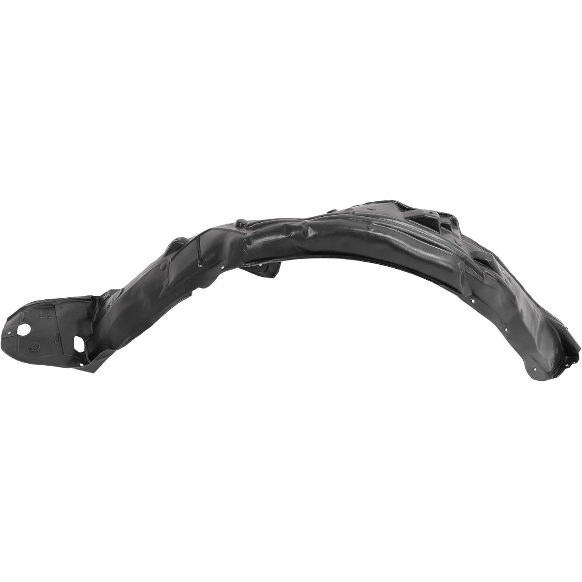 Front Left Fender Liner Compatible with 2016-2017 Honda Accord Sedan Replace for 74150T2AA01 HO1248157 Inner Panel w/o Insulation Foam Plastic(PE) Unfinished Black
