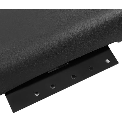 KUAFU Center Console Lid Armrest Door Compatible with 1997-2002 Pontiac Firebird/Chevy Chevrolet Camaro w/Button & Hinge Replacement for 10273748 10423155 Black ABS Plastic
