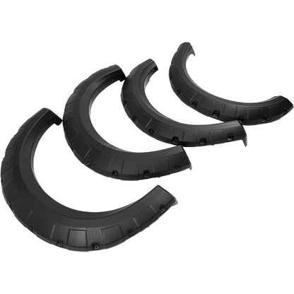 Fender Flares Compatible with 2009-2014 Ford F-150 | Styleside Bed 67.0"/78.8"/97.4", Excludes Platinum & Raptor Models, Pocket Rivet Style, Textured Black, 4PCS