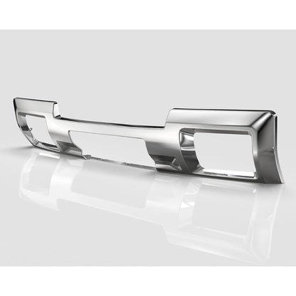 ECOTRIC Front Bumper Skid Plate Panel Lower Cover Compatible with 2015-2019 GMC Sierra 2500/3500 HD 4 Door Replace for GM1053103 23178964 23178780 Silvery
