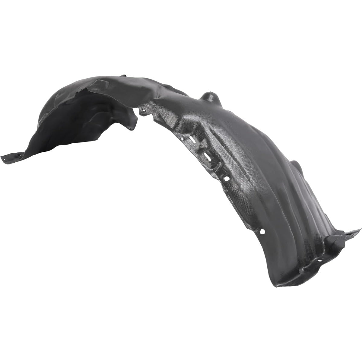 Front Right Inner Fender Liner Compatible with 2018-2024 Toyota Camry SE/XSE/TRD/Hybrid SE/XSE/TRD North American Model w/o Insulation Foam Replace for TO1249214 Plastic(PE) Unfinished Black