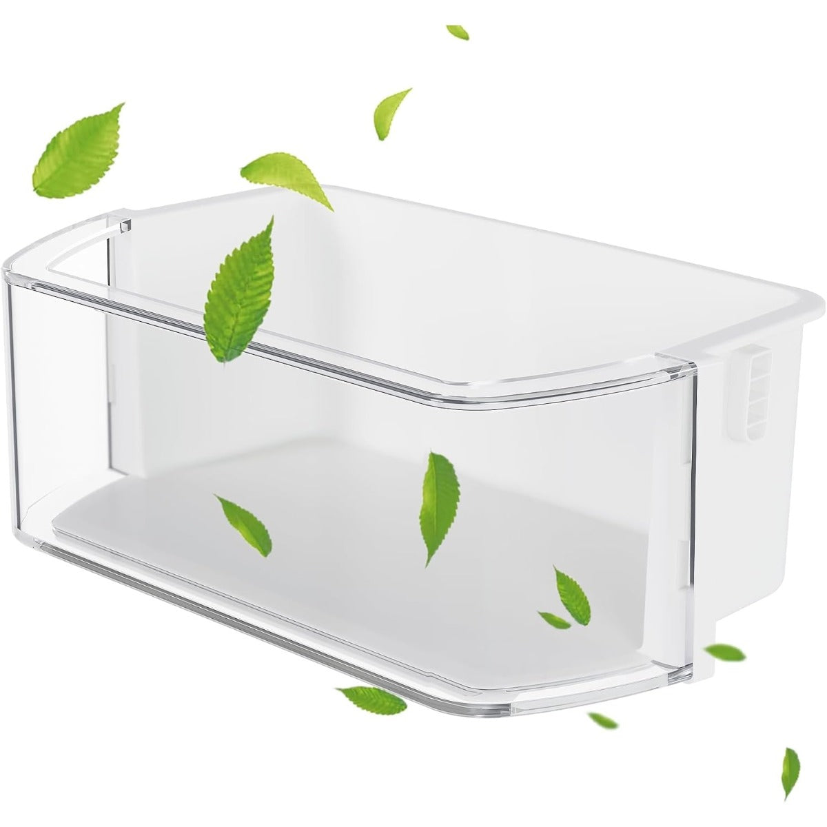 Kojem DA97-12935A Refrigerator Door Shelf Replacement Compatible with Samsung RF220NCTABC RF220NCTASP RF220NCTASR RF220NCTAWW Fridger Door Shelves Bin White+Clear Plastic
