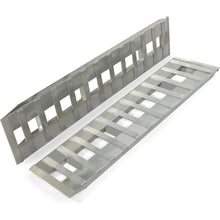 72 X 14.87 X 2.5 Inch 6000 LBS Truck Car Auto Trailer Ramps Aluminum Universal Loading Ramp for Motorcycle Tractor ATV/UTV Trucks Lawn Mower Hook Attaching End Knife Foot Silver