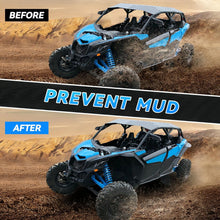 ECOTRIC Extended Fender Flares Compatible with 2017-2025 Can Am Maverick X3 Max/RR/Turbo/ 1000 Max Front & Rear Mud Flaps Mud Guard Replacement for 715002973 (6PCs)