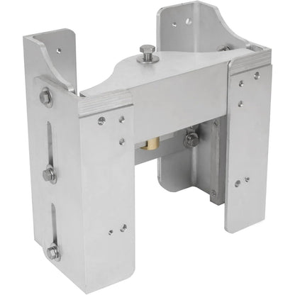 Jack Plate Adjustable 8 Inches Outboard Boat Jack Plate Aluminum Manual Power-Lift LYOM-057
