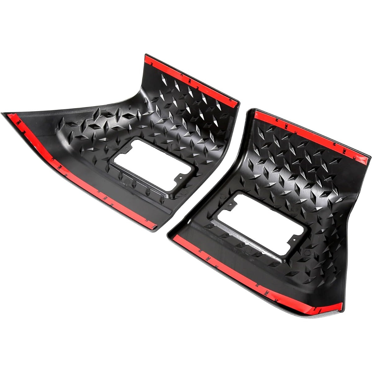 KUAFU Fender Bug Chip Guards Front Body Armor Compatible with 1997-2006 Jeep Wrangler TJ Replacement for 11650.20 Black Textured