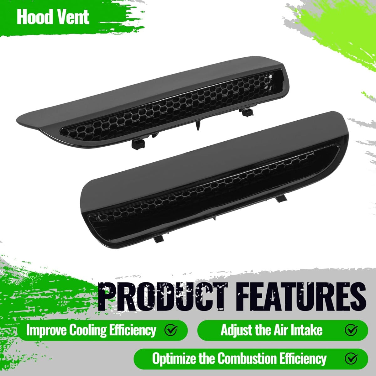 Hood Scoop Vent Compatible with 2008-2009 Pontiac G8