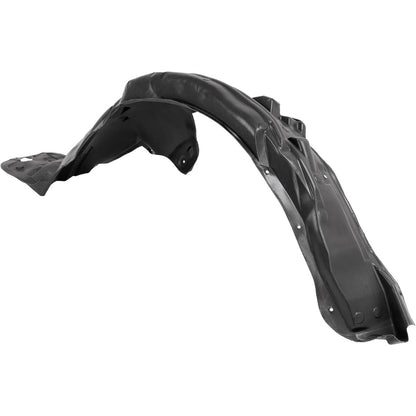 Front Left Fender Liner Compatible with 2016-2017 Honda Accord Sedan Replace for 74150T2AA01 HO1248157 Inner Panel w/o Insulation Foam Plastic(PE) Unfinished Black