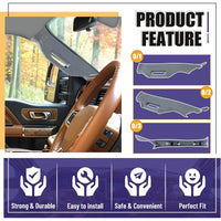 Load image into Gallery viewer, A Pillar Grab Handle Interior Trim Left Driver Side Compatible with 2011-2016 Ford F-250 F-350 F-450 F-550 Super Duty Replacement for BC3Z-2503599-AC - Gray LYAP-060-GRAY-L
