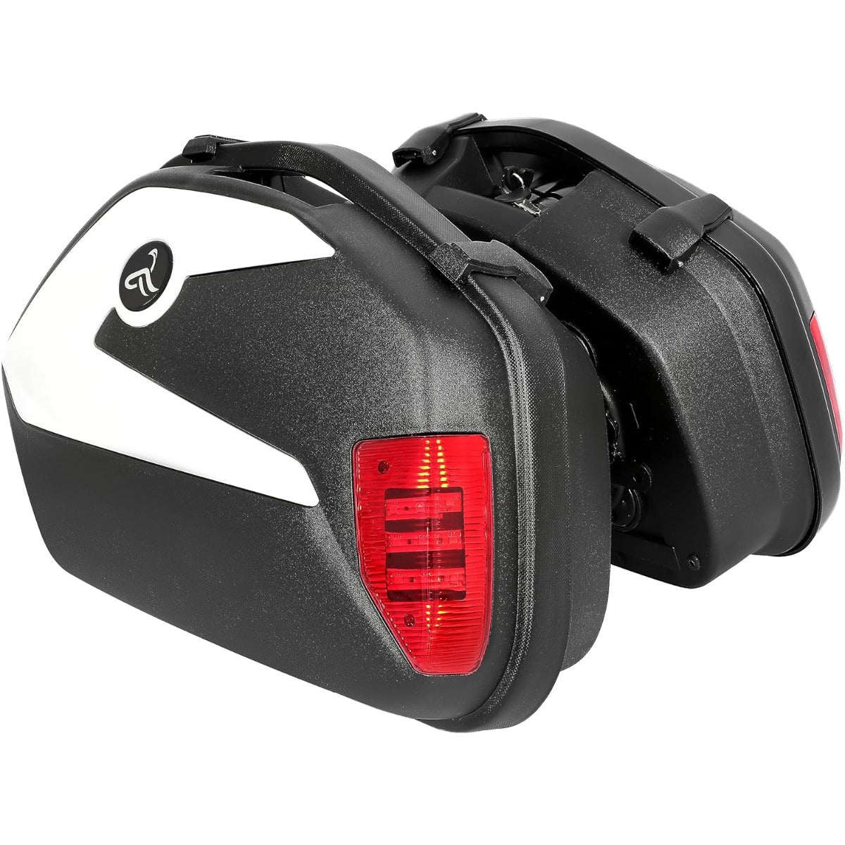 Hard Saddle Bag Trunk With Lights Locks   for  Can-am Spyder ROADSTER RS ST Honda Street 28L