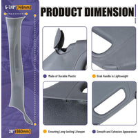 Load image into Gallery viewer, A Pillar Grab Handle Interior Trim Left Driver Side Compatible with 2011-2016 Ford F-250 F-350 F-450 F-550 Super Duty Replacement for BC3Z-2503599-AC - Gray LYAP-060-GRAY-L
