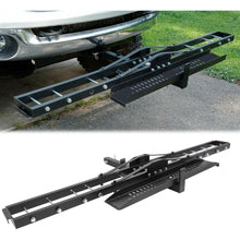 600LBS Steel Motorcycle Scooter Dirtbike Carrier Hauler Hitch Mount Rack Ramp Anti Tilt T-NS-MRC001T