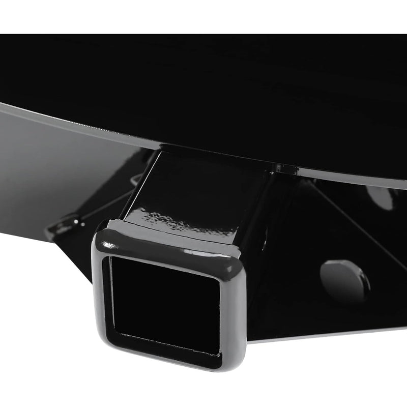 1/4" Mini Skid Steer Attachment Plate Compatible with Boxer Ramrod Toro Dingo Ditch Witch Finn Thomas Vermeer Tractor Loader Skid Steer 2" Receiver Hitch Mount Plate Steel Black