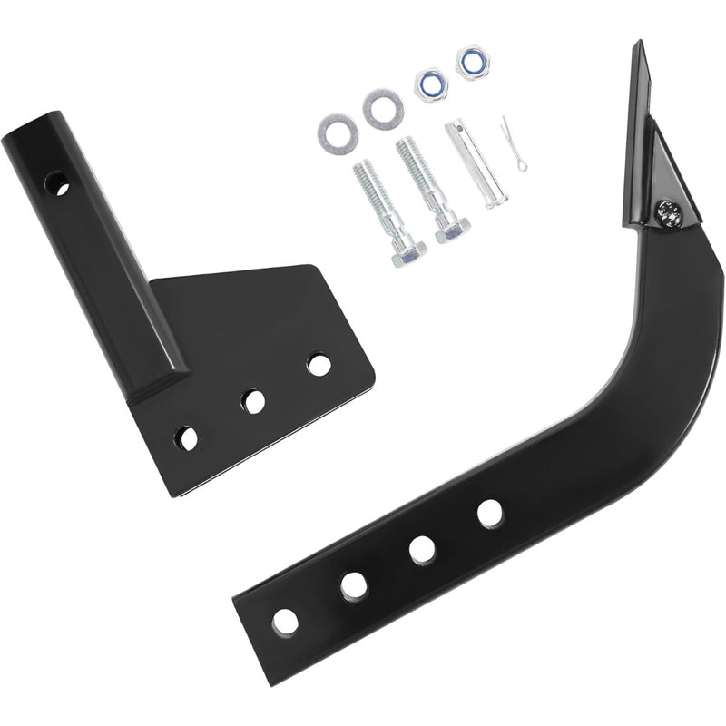 Adjustable Hitch Mounted Ripper Compatible with 2" Receiver Adapters for Use with CAT 0, CAT 1 Tractors, ATV, UTV 3 Point Landscaping Trencher, Subsoiler with Reversible Tooth Steel