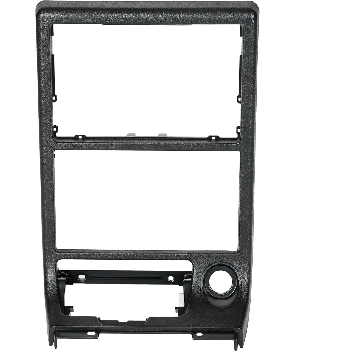 ALMULOO Center Console Radio Bezel Compatible with 1986-1988 Mazda RX-7 –Opening Dashboard Radio Panel Replaces FB0555210B – Black ABS Plastic Dashboard Panel with CD