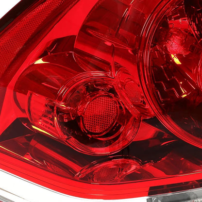KUAFU Tail Light Left w/Bulb Compatible with 2006-2013 Chevrolet Impala 2014-2016 Chevrolet Impala Limited Tail Lamp Replacement for 25971597 GM2800193 Plastic Red Lens