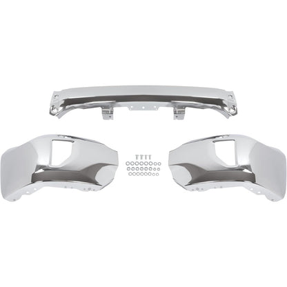 KUAFU Bumper Face Bar Compatible with 2016-2018 Silverado