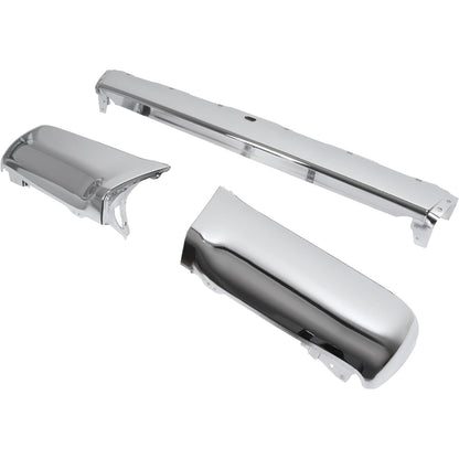 KUAFU Bumper Face Bar&End Caps Pair Compatible with 1990-1995 4Runner