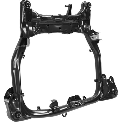Front Subframe Crossmember Suspension Compatible with 2007-2010 Hyundai Elantra 4 Door Sedan Only Replacement for HY1226113 624052H030 Electrophoresis Steel Primed Black