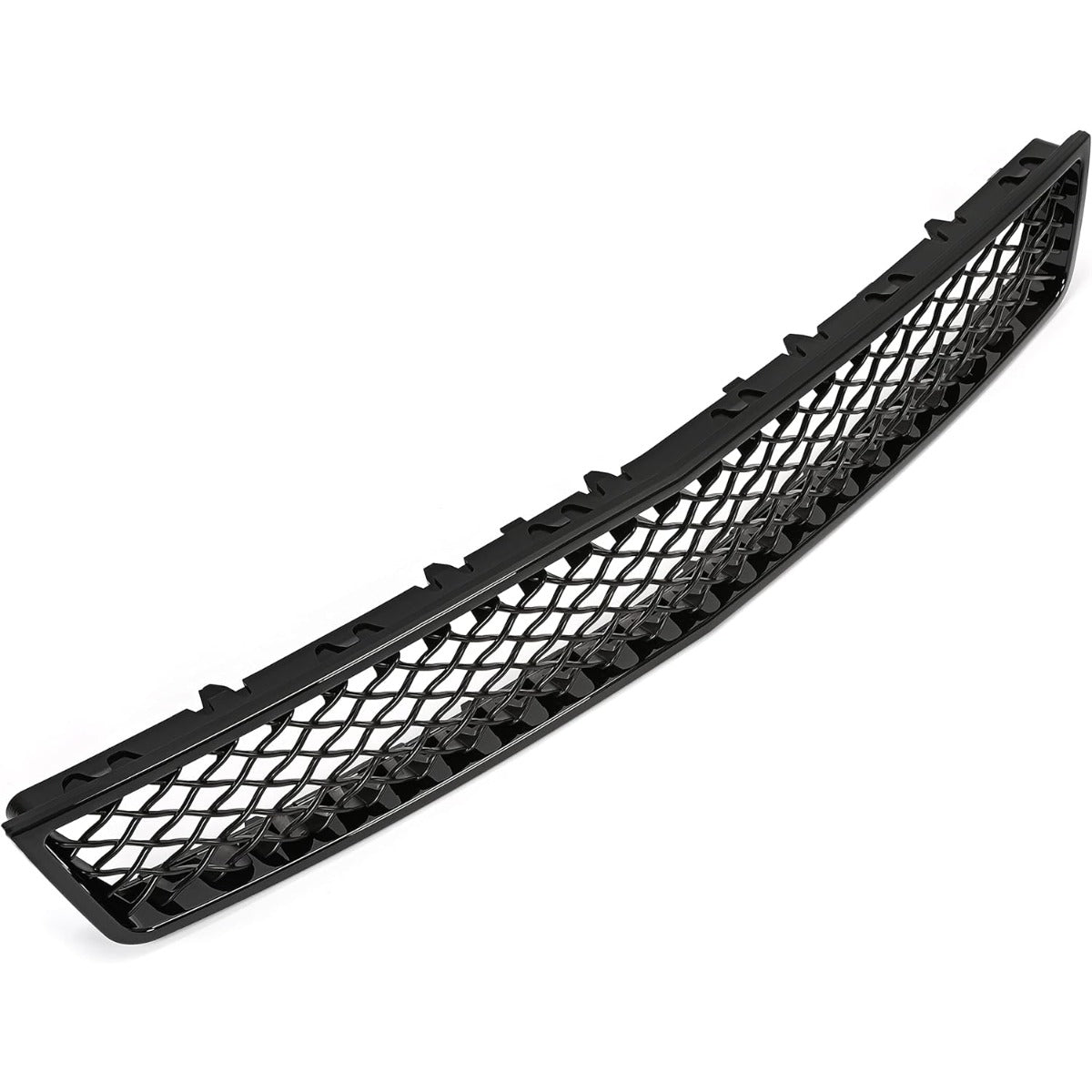 Upper & Lower Mesh Grille Compatible with 2007-2014 Chevy Chevrolet Avalanche Tahoe Suburban 1500 2500 Replacement for GM1200591 GM1200596 GM1200563 GM1200590 GM1200609 - Painted Black