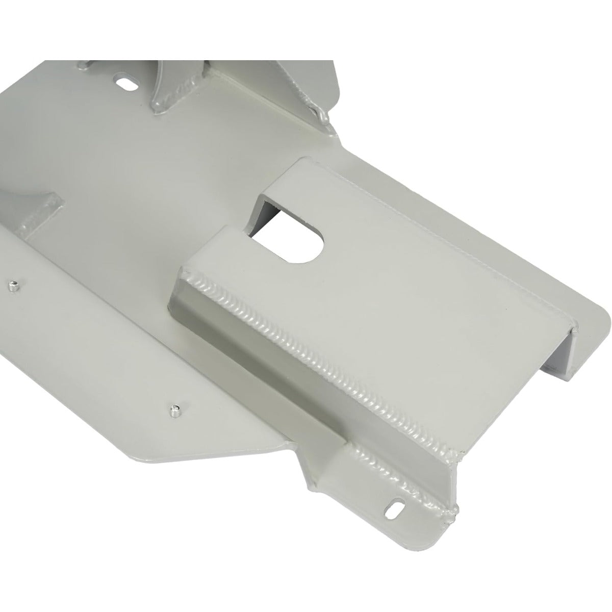 Full Chassis Skid Plate & Swing Arm Guard Compatible with 2001-2005 Yamaha Raptor 660/660R – Aluminum Underbody Protection, Silver Finish