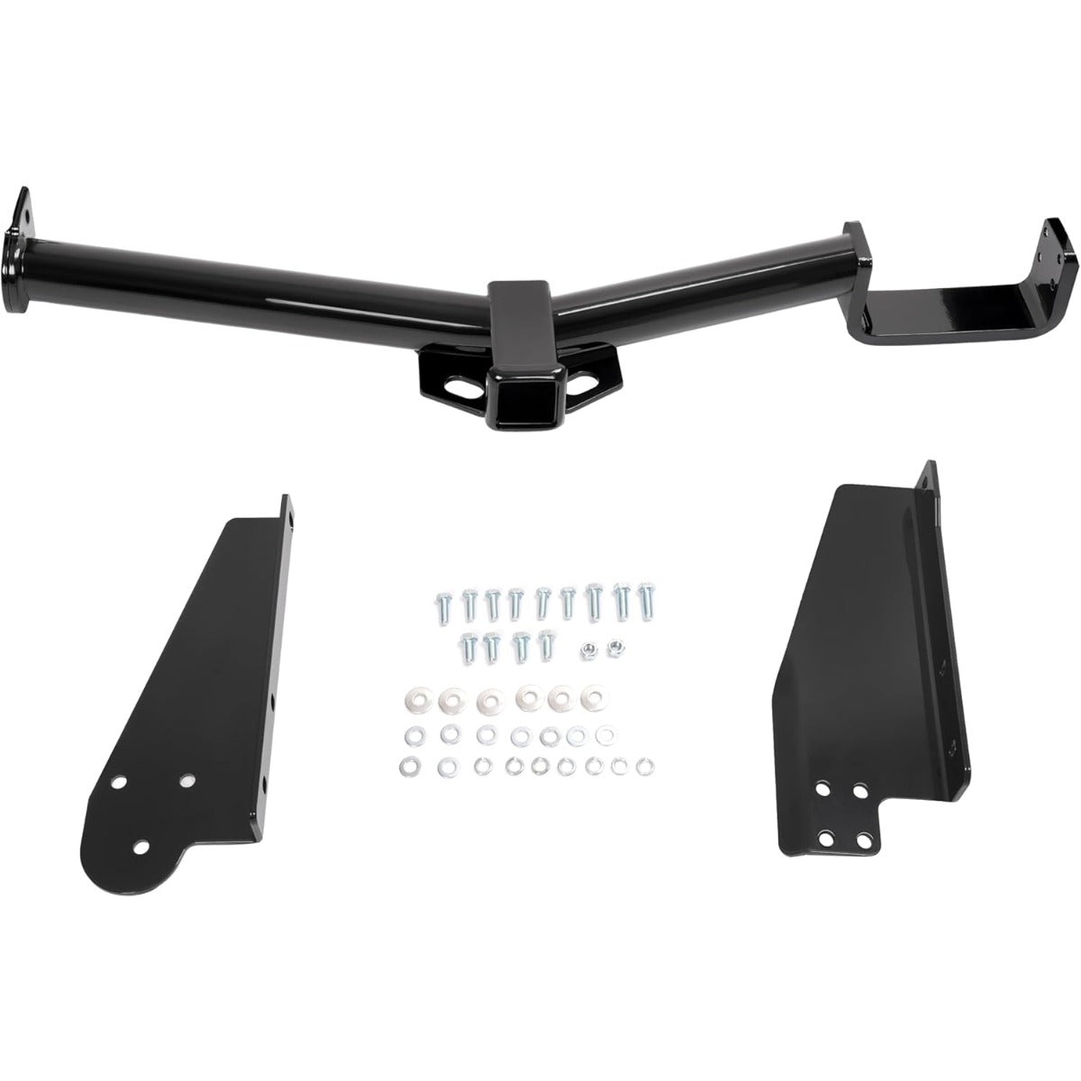 Class 3 Trailer Hitch 2" Receiver Compatible with 2004-2007 Toyota Highlander / 2004-2009 Lexus RX330 RX350 RX400h Tow Hitch Rack Steel Black