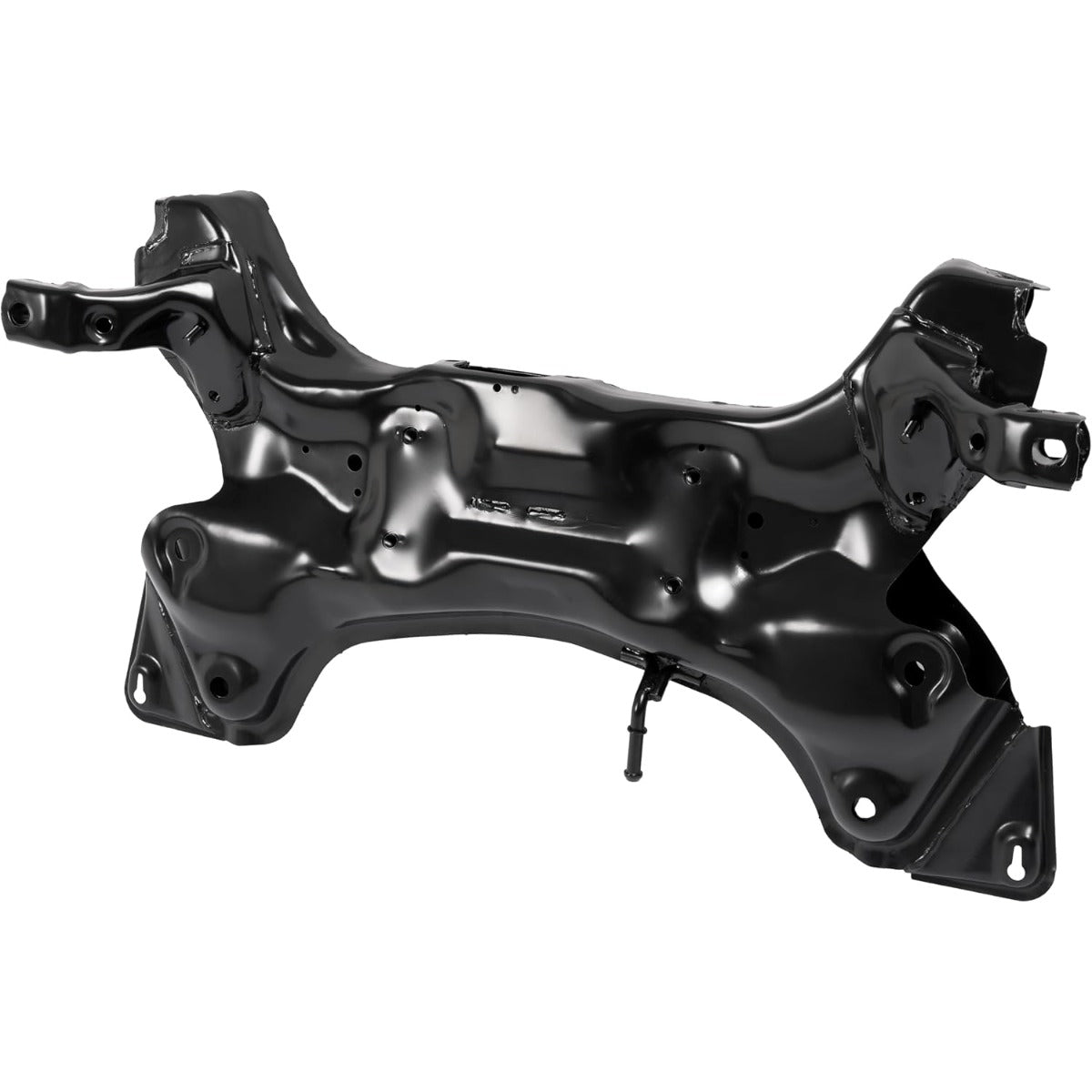 Front Subframe Crossmember Suspension Compatible with 2012-2017 Hyundai Accent Kia Rio Replacement for 624001R000 624001W200 Electrophoresis Steel Primed Black
