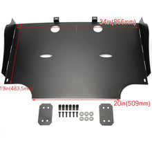 Skid Plate Compatible with 2015-2024 Ford F-150 2.7L 3.5L Ecoboost Catalytic Converter Protection Shield Black Steel Powder Coated