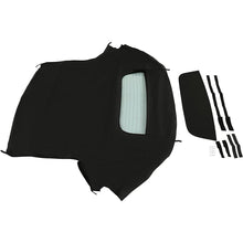 Convertible Soft Top Roof for 2002-2009 Honda S2000 - Black Sailcloth Vinyl Top & Clear Heated Glass Window