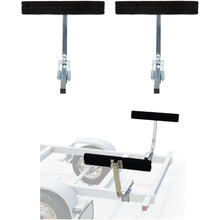ECOTRIC Boat Trailer Guide 2 Foot Bunk Board Guide-On Rails Galvanized