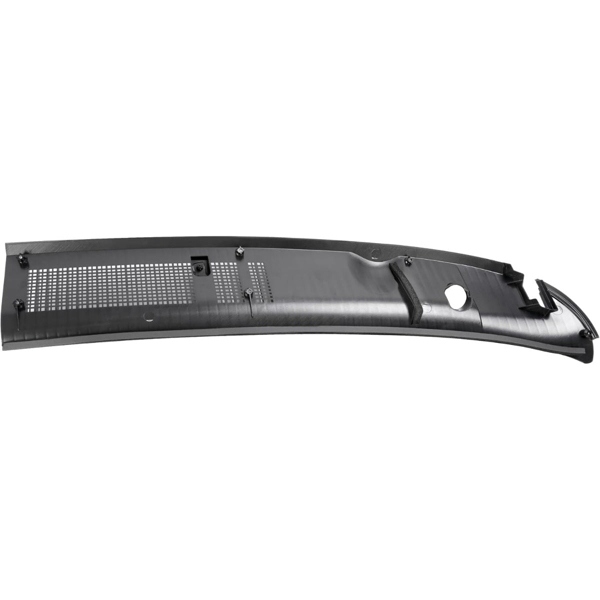 HECASA Front Left Windshield Wiper Cowl Panel Cover Compatible with 1992-2024 Ford E-Series E-150 E-250 E-350 Replace for 8C2Z15022A69AA F4UZ1502824A Window Wiper Cowl Panel Vent Grille Plastic Black