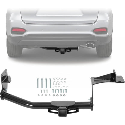 Class 3 Rear Trailer Hitch, 2 Inch Square Receiver Compatible with 2019-2020 Hyundai Santa Fe Sport, 2016-2020 Kia Sorento 5000LBS Steel