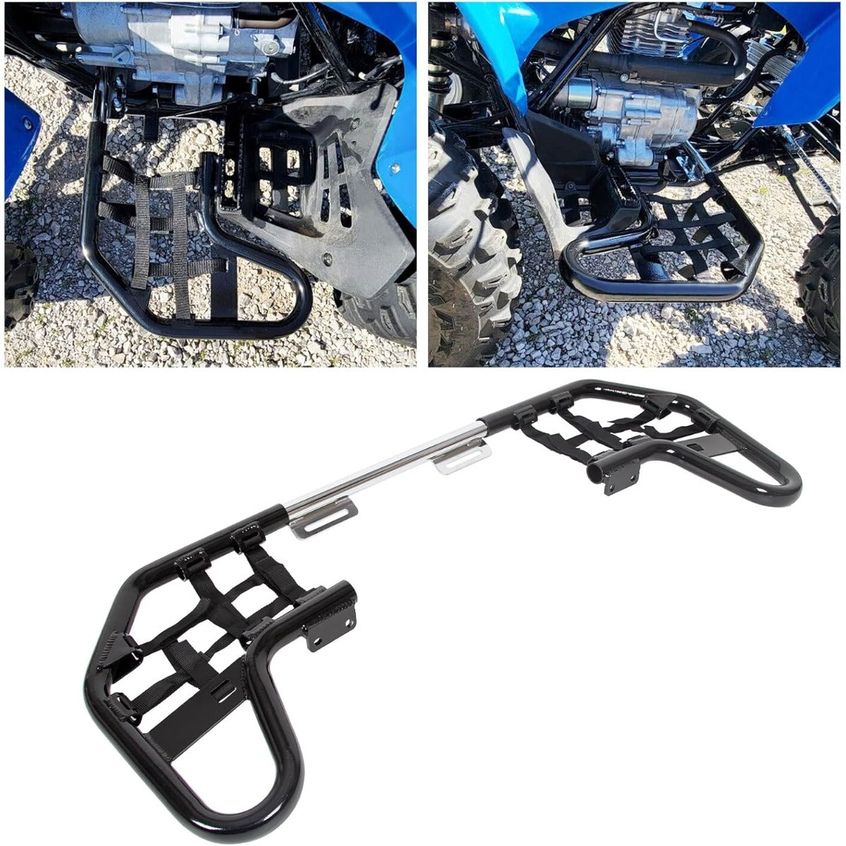 Nerf Bars w/Nets Guards Rack Compatible with 2001-2024 Honda TRX 250EX Models