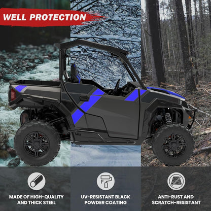 Nerf Bar Rock Sliders Compatible with 2016-2025 Polaris General 1000/XP 1000/INTL General 1000 EPS Deluxe Premium Sport 2 Seat Left & Right Side Step Tree Kickers
