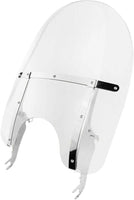 Load image into Gallery viewer, Large 26-1/2inches X 23inches Detachable Motorcycle Windscreen Windshield Compatible With 2000-UP Harley Davidson Heritage Softail Classic FatBoy FLS FLST FLSTC FLSTF FLSTFB FLSTN Clear WSD-04
