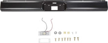 Rear Roll Pan License Plate Compatible with 1973-1987 Chevy GMC C10 C20 C30 K10 K20 K30 Silverado Fleetside Styleside Bed Steel Bumper Roll Pan W/LED Light Black LYAM-399