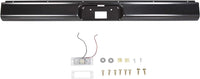Load image into Gallery viewer, HECASA Rear Roll Pan License Plate Compatible with 1973-1987 Chevy GMC C10 C20 C30 K10 K20 K30 Silverado Fleetside Styleside Bed Steel Bumper Roll Pan W/LED Light Black LYAM-399

