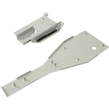 Full Chassis Skid Plate & Swing Arm Guard Compatible with 2001-2005 Yamaha Raptor 660/660R – Aluminum Underbody Protection, Silver Finish