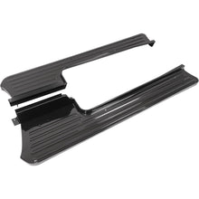 Running Board Pair Compatible with 1953-1956 Ford F100 2-Door Pickup Truck Short Bed Step Board Powder Coated Black Steel Left+Right