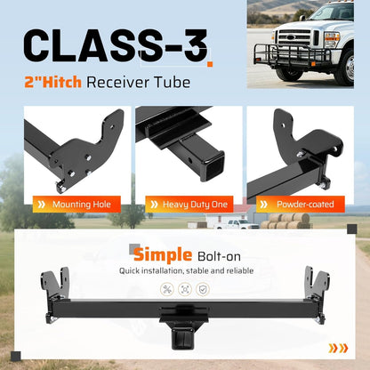 Trailer Hitch Compatible with 08-10 F-250/F-350/ F-450/ F-550 Super