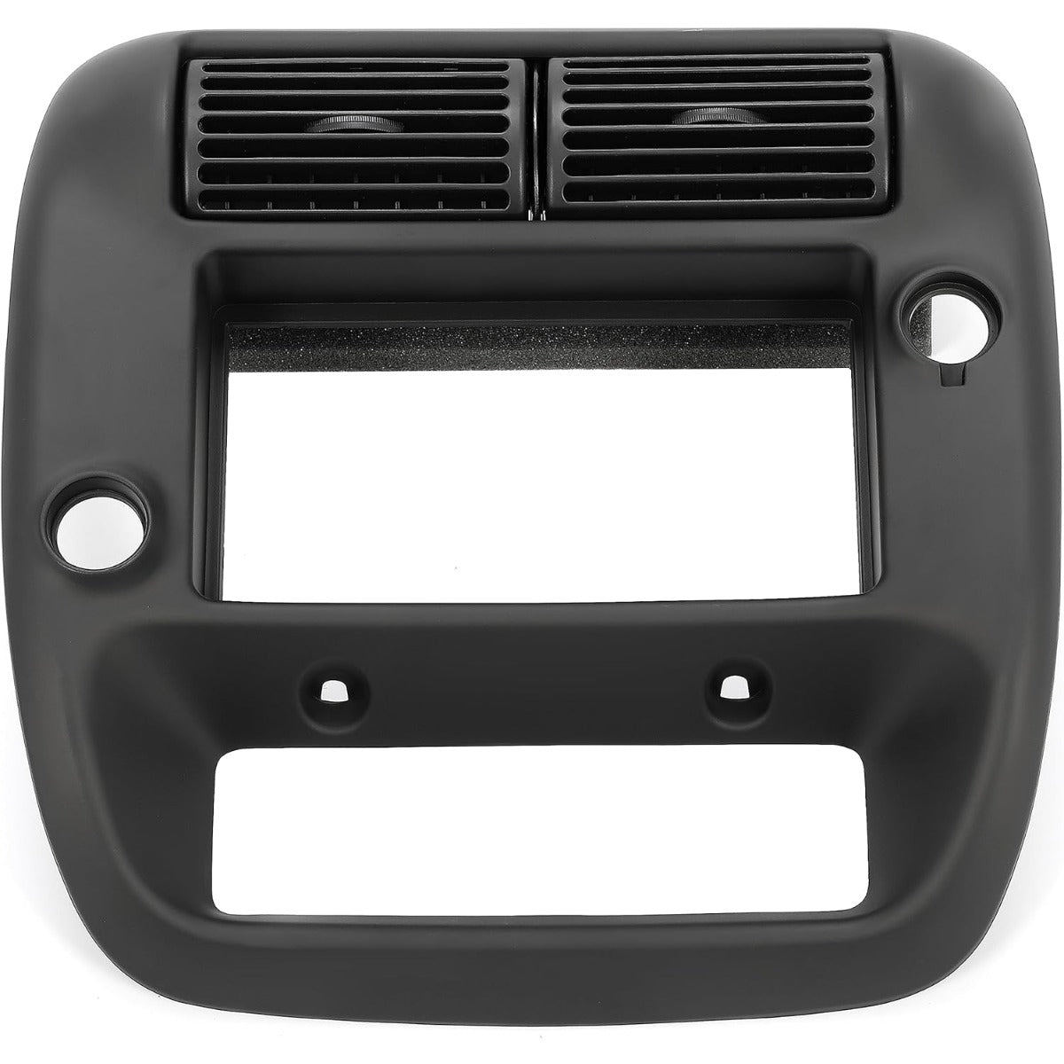 Center Dashboard Radio Panel Instrument Trim Panel Bezel Comaptible with 1997-2006 Ford Ranger 1997-2001 Ford Explorer 2WD w/o Fog Lts & w/o Rear Window Wiper Replacement for 5L5Z-1004302-JAA