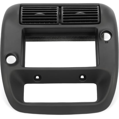Center Dashboard Radio Panel Instrument Trim Panel Bezel Comaptible with 1997-2006 Ford Ranger 1997-2001 Ford Explorer 2WD w/o Fog Lts & w/o Rear Window Wiper Replacement for 5L5Z-1004302-JAA