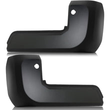 Kojem Rear Bumper End Caps Pair Compatible with 2016-2023 Toyota Tacoma Replacement for TO1104138 TO1105138 5215604900 5215504900 W/Parking Aid Sensor Hole Matte Black