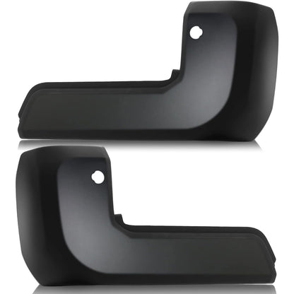 Kojem Rear Bumper End Caps Pair Compatible with 2016-2023 Toyota Tacoma Replacement for TO1104138 TO1105138 5215604900 5215504900 W/Parking Aid Sensor Hole Matte Black
